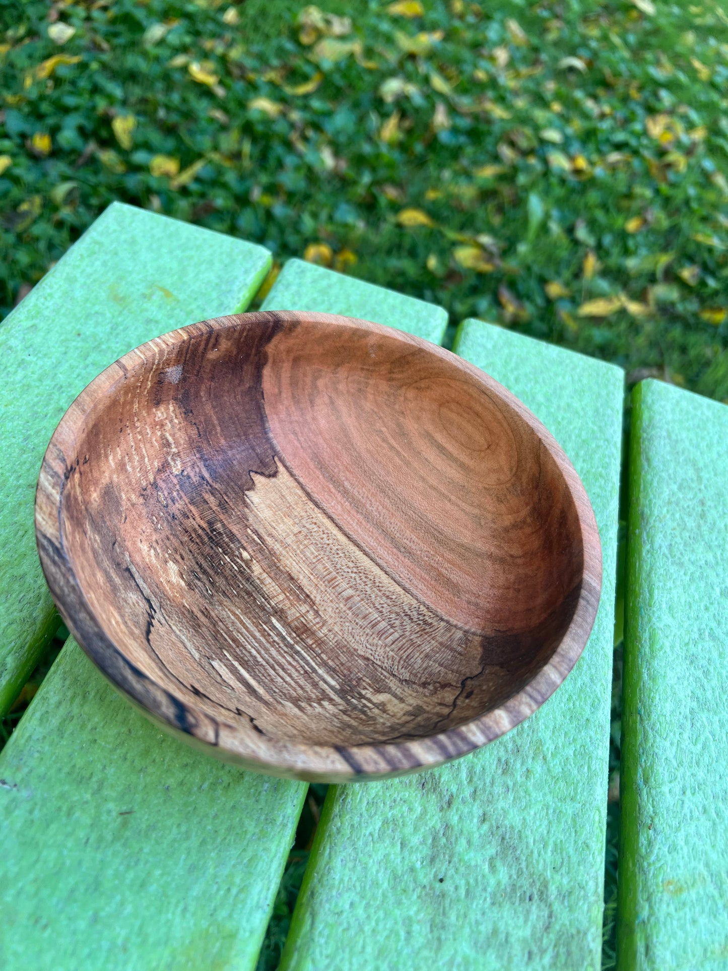 Hand-Turned Spalted Maple Bowl – 6.25" x 2.125" (One of a Kind)