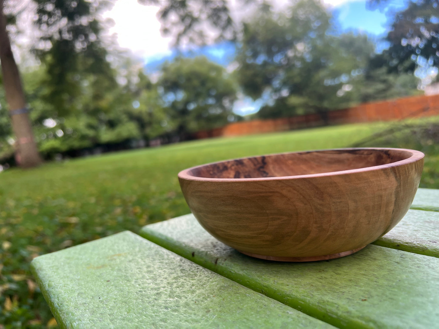 Hand-Turned Spalted Maple Bowl – 6.25" x 2.125" (One of a Kind)