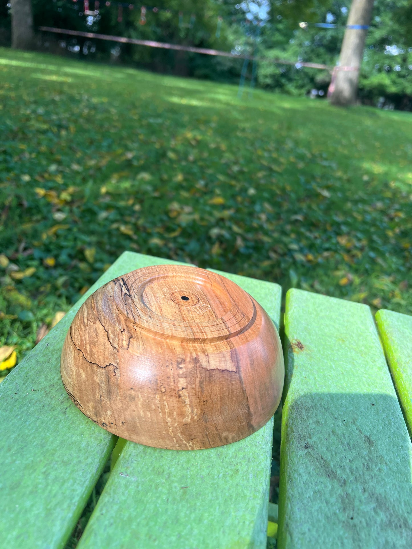 Hand-Turned Spalted Maple Bowl – 6.25" x 2.125" (One of a Kind)
