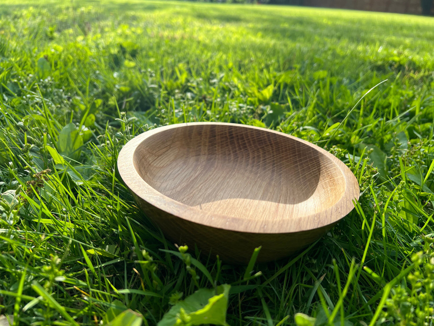 Hand-Turned 6.75 inch Oak Bowl