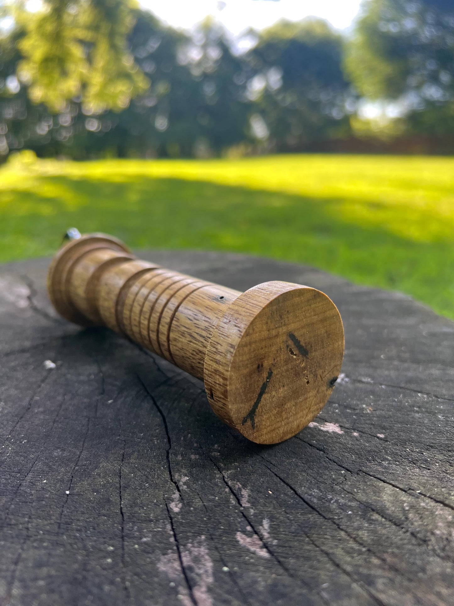 Hand-Turned Lasersword Bottle Opener – Black Limba | Space Wizard-Inspired Woodturning Gift | Star Wars Fan Collectible