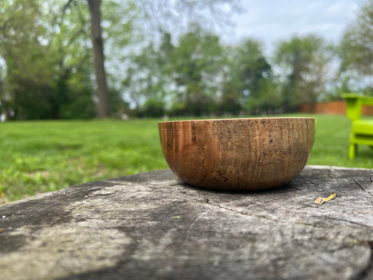 Hand-Turned 4.75 inch Spalted Maple Bowl