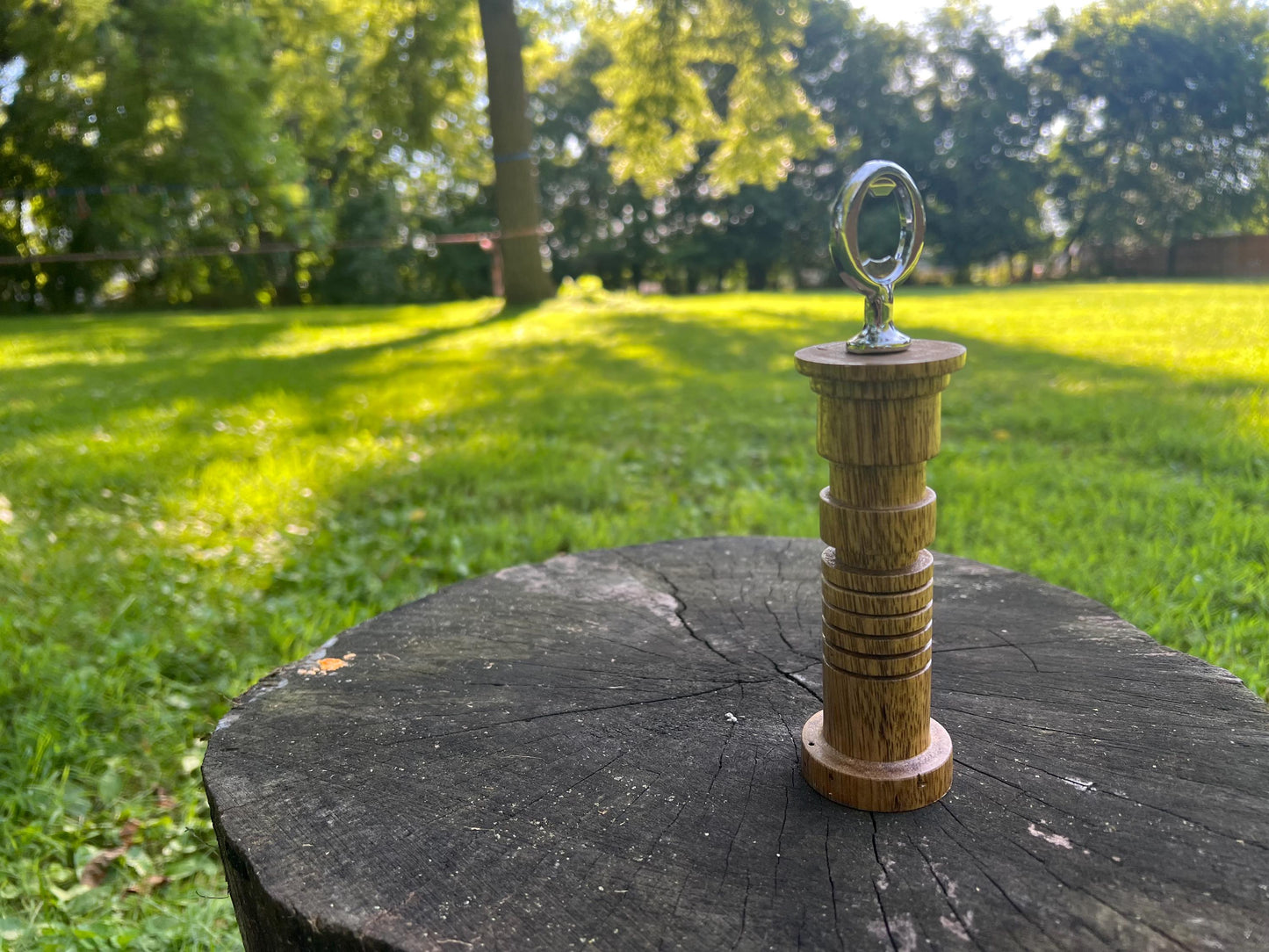Hand-Turned Lasersword Bottle Opener – Black Limba | Space Wizard-Inspired Woodturning Gift | Star Wars Fan Collectible