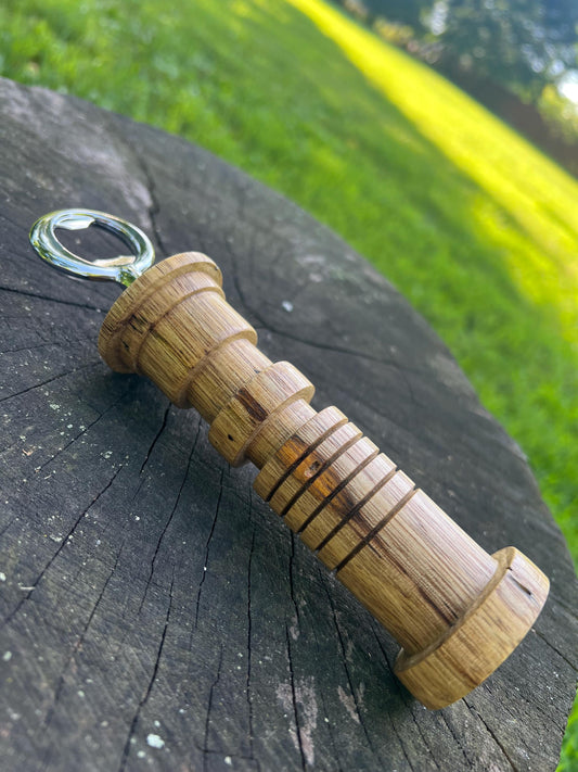 Hand-Turned Lasersword Bottle Opener – Black Limba | Space Wizard-Inspired Woodturning Gift | Star Wars Fan Collectible